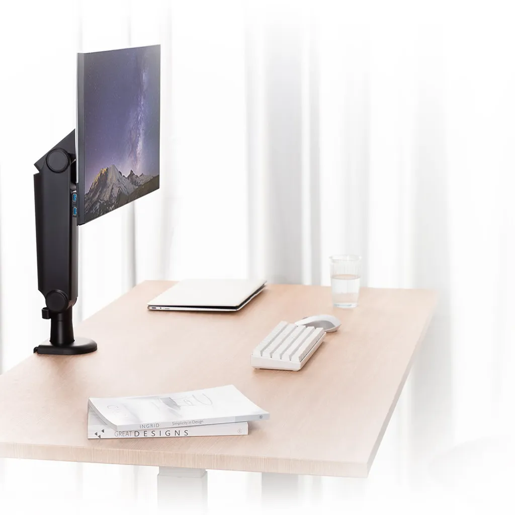 Fini les douleurs cervicales : support TV FLAT 17-32 pouces réglable
