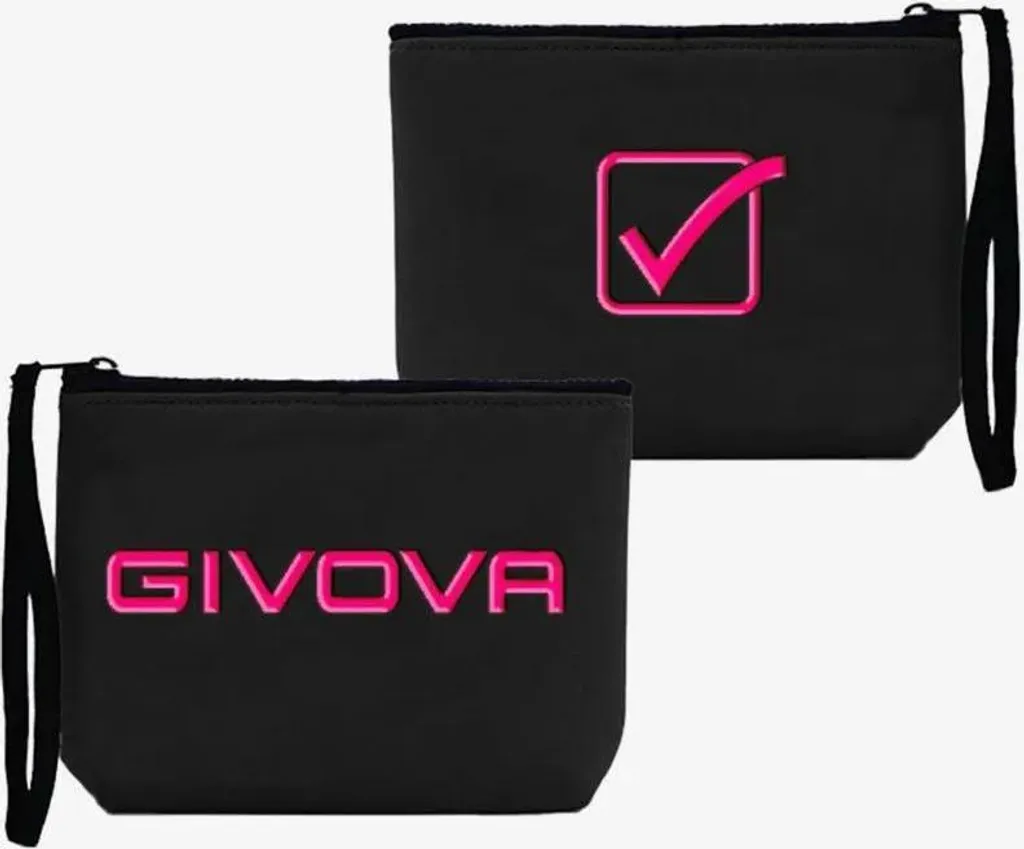 Sac à main Givova Pochette Néoprène Noir et Fuchsia pour le Sport