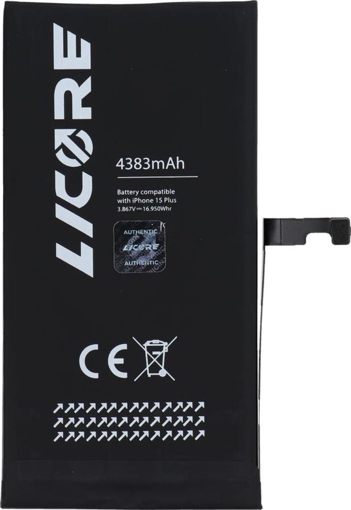 AKKU passend für Iphone 15 Plus 4383 mAh LICORE