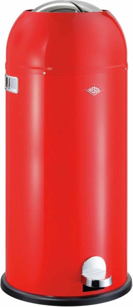 WESCO Kickmaster Maxi, Abfallsammler, 40 Liter rot Produktbild 1
