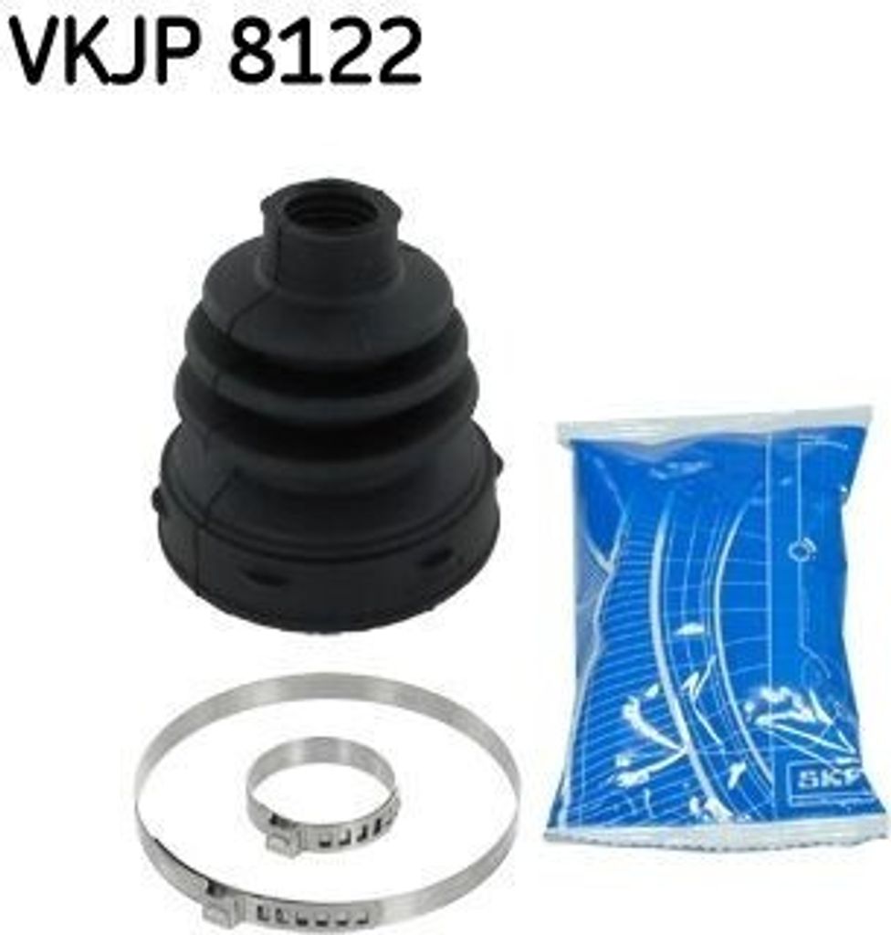 SKF VKJP 8122 Manschettensatz, Antriebswelle OE 31609806554 kompatibel mit Countryman, Juke, Ibiza, Fabia, Rapid, Roomster, Polo 9N