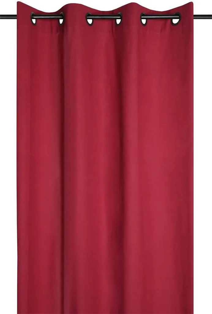 Rideau Rouge 135x240 Coton Haute Qualité - Protection Visuelle Elégante