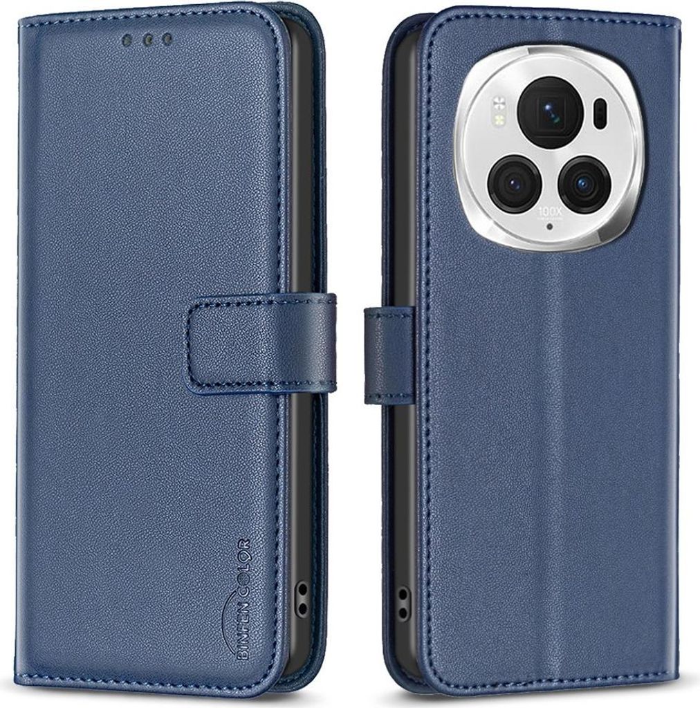Honor Magic6 Pro Hülle - BINFEN Klapphülle - Blau