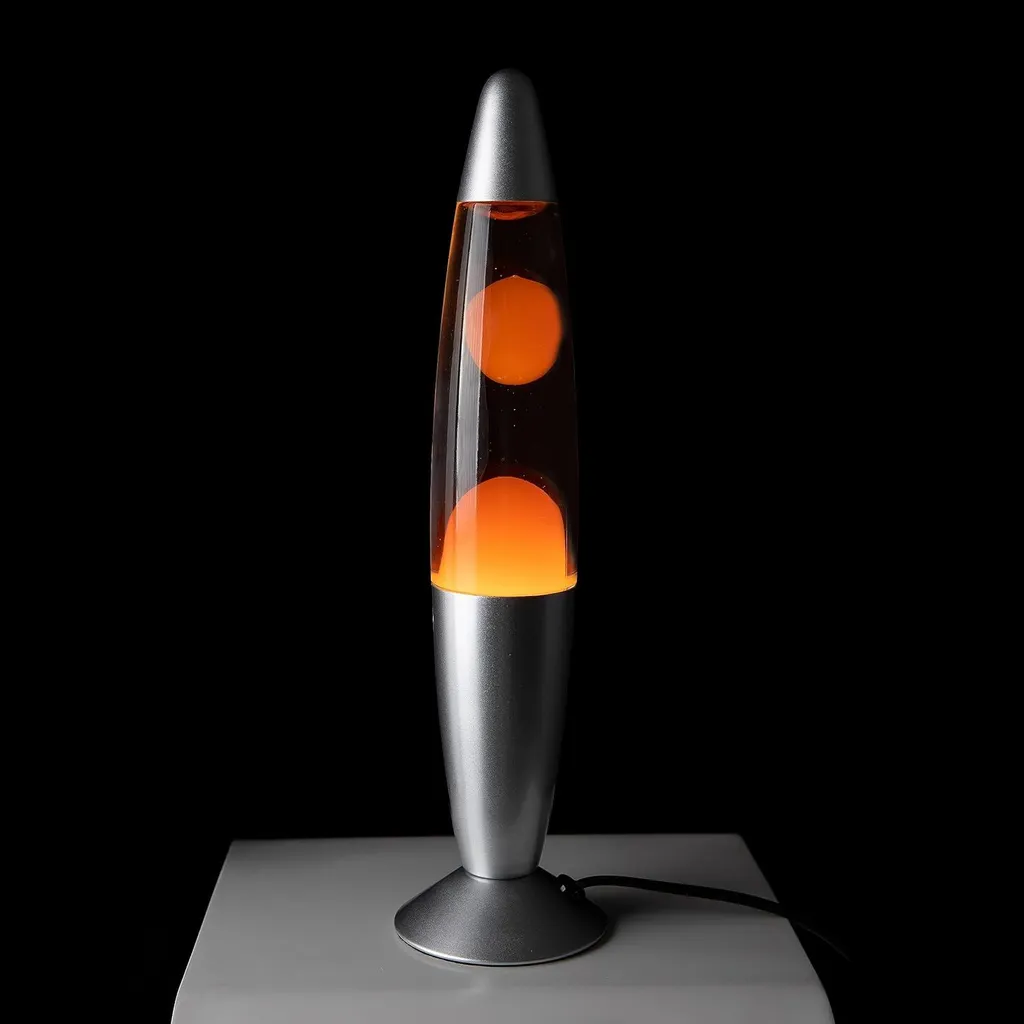 Lampe à Lave Orange Décorative - Idée Cadeau Originale pour la Maison