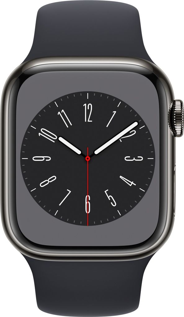 Apple Watch Series 8 41mm (A2773) Graphite Stainless Produktbild 2