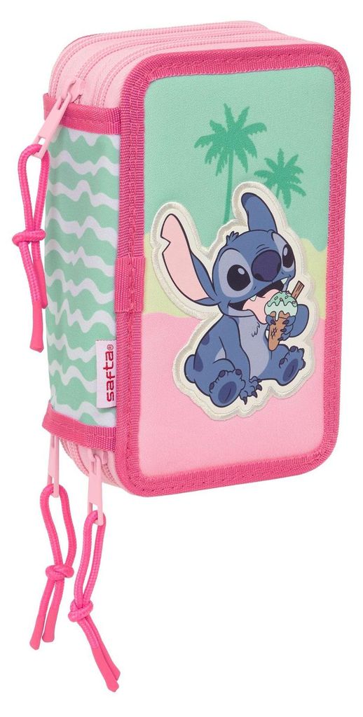 Stitch - Ice Cream - Mäppchen Federmappe, 37 Teile, 3-fach Produktbild 