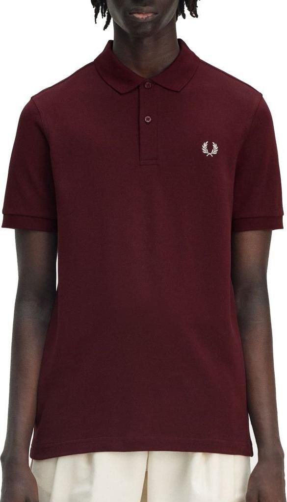 Fred Perry Plain Fred Perry Shirt Bordeaux Zdjęcie produktu 