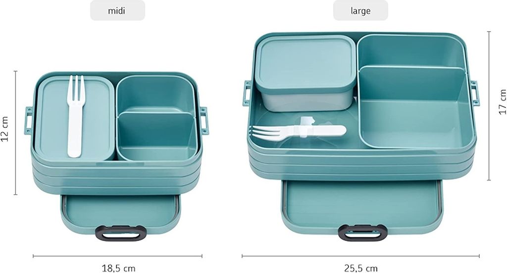 Mepal Bento-Lunchbox Take A Break Black Edition Large – Produktbild 4