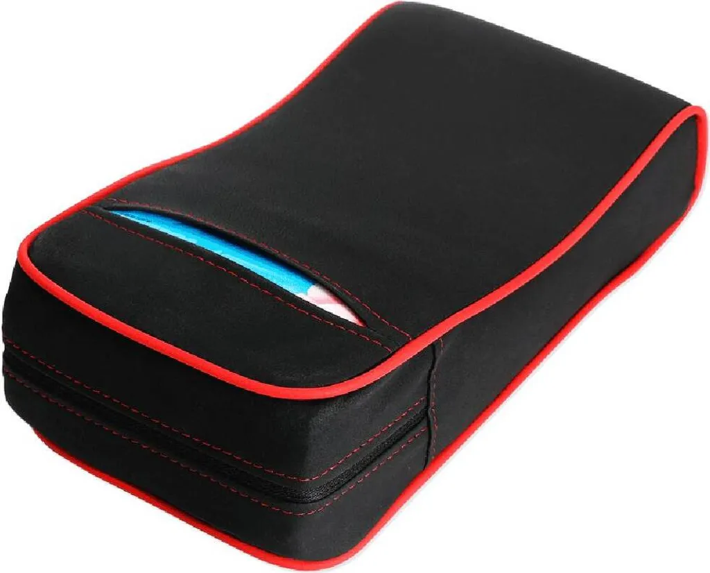 Supporto Bracciolo Auto Memory Foam + Box Salviette | Accessori Interni