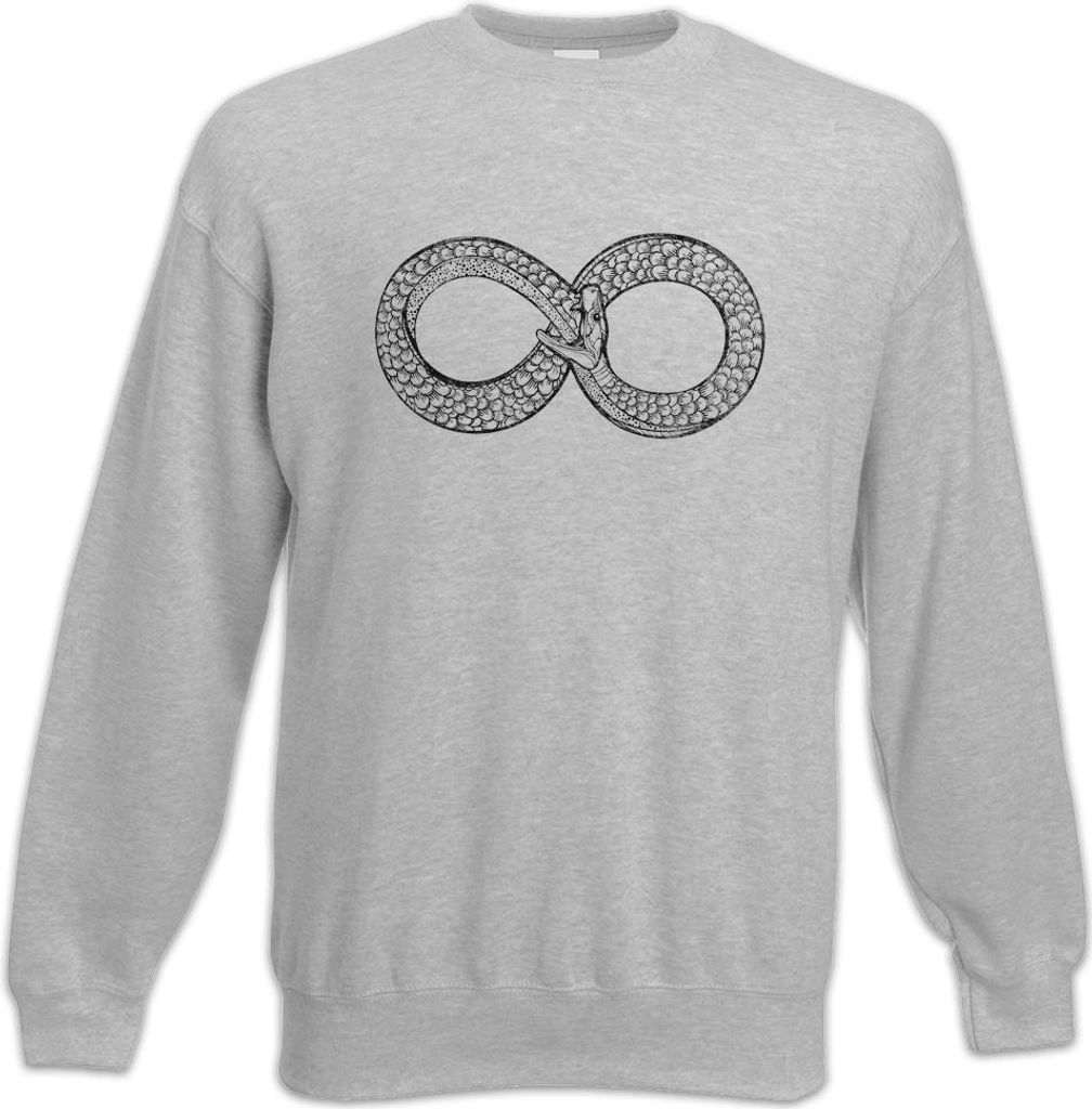 Urban Backwoods Ouroboros Infinity, Sweatshirt, Farbe: Hellgrau, Größe: 3XL