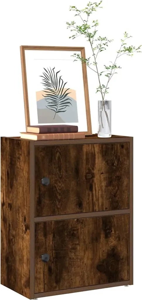 Libreria SYFAX Rovere Fumo 40x24x52: Design Moderno in Multistrato - 2
