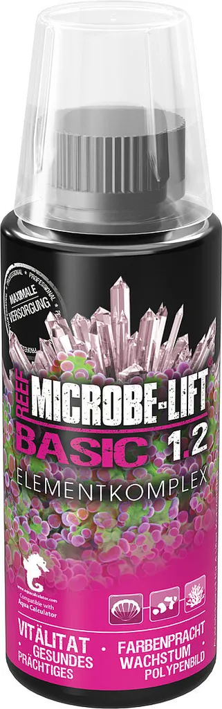 Microbe-Lift Basic 1.2 Element Complex 120ml - Purezza e Colore