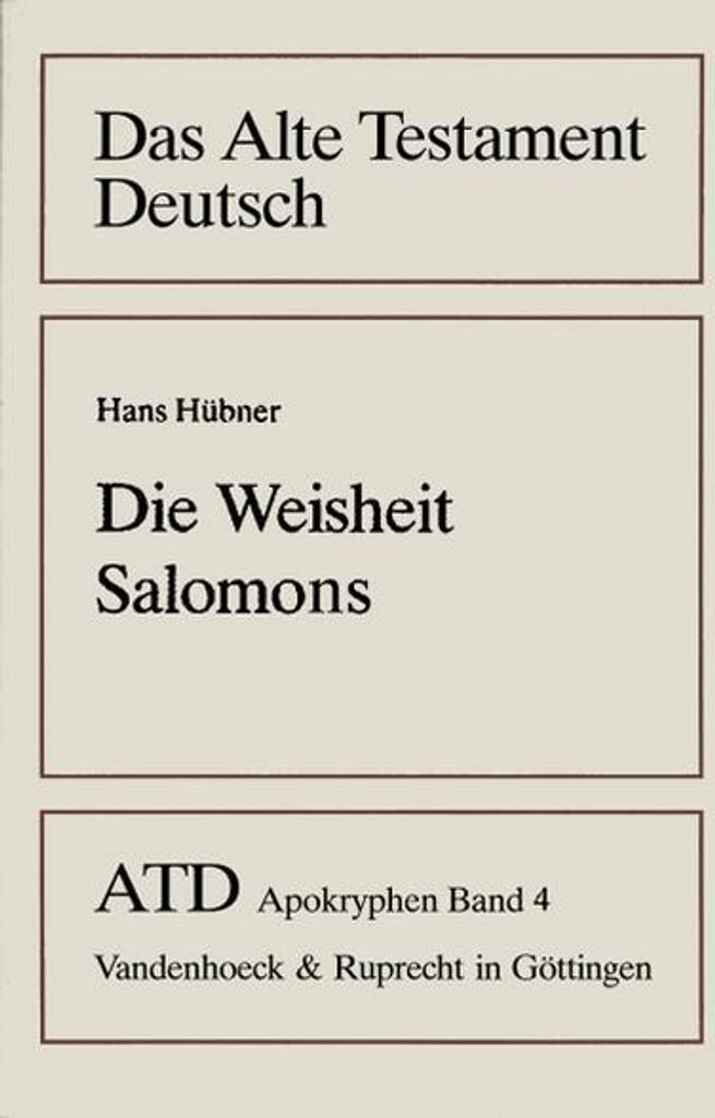 Die Weisheit Salomos