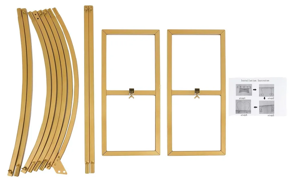 Support Arche de Ballon en Acier au Carbone Modulable L 2,65 x 2,35 m