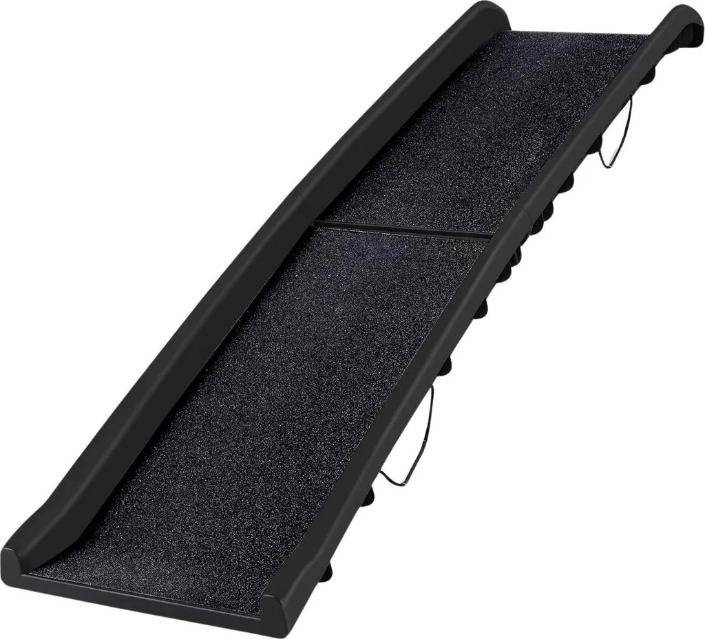Marchepied Pliable 156cm Noir, Rampe pour Chien Robuste 90kg - Bolt Edge
