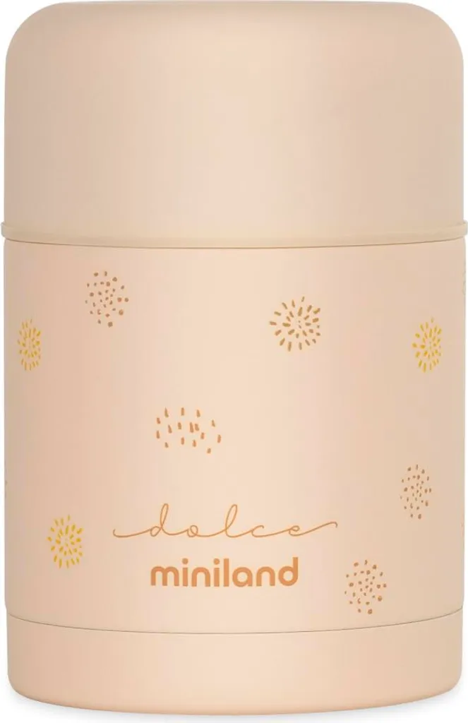 Borsa Isoterma Miniland Vanilla Beige per Thermos e Biberon Viaggio