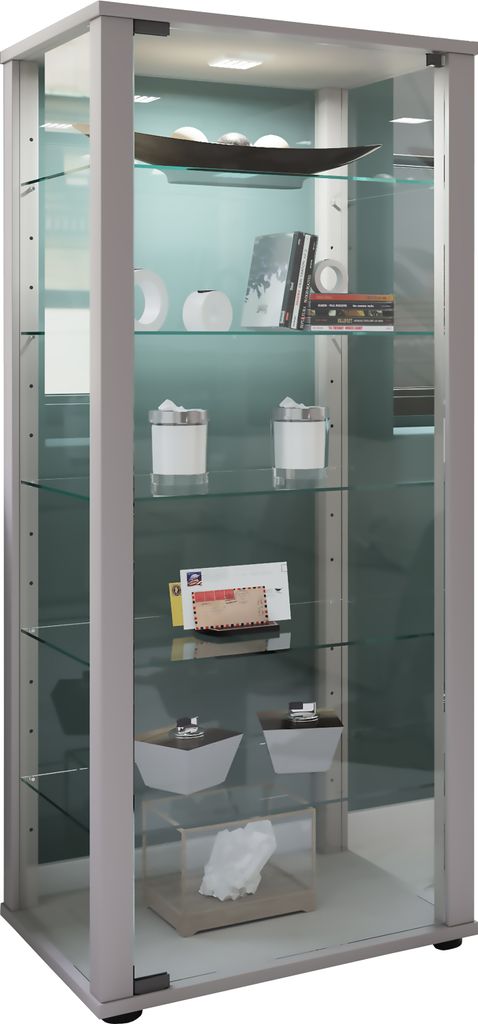 Holz Glas Vitrine Sammelvitrine Kavisa L Produktbild 