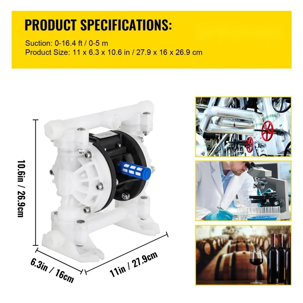 Pompe pneumatique double membrane 7 GPM - Finis les problèmes de fuite