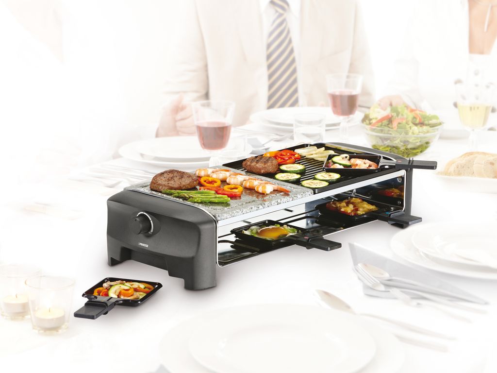 Princess 162820 Raclette 8 Stone und Grill Party, 8 Produktbild 