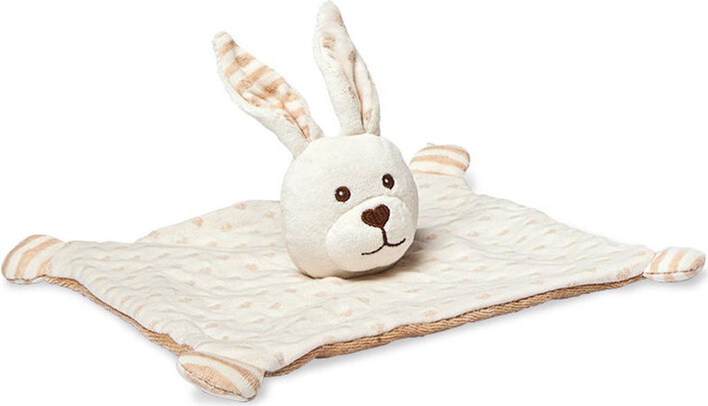 Grünspecht -Schnuffeltuch Hase GOTS