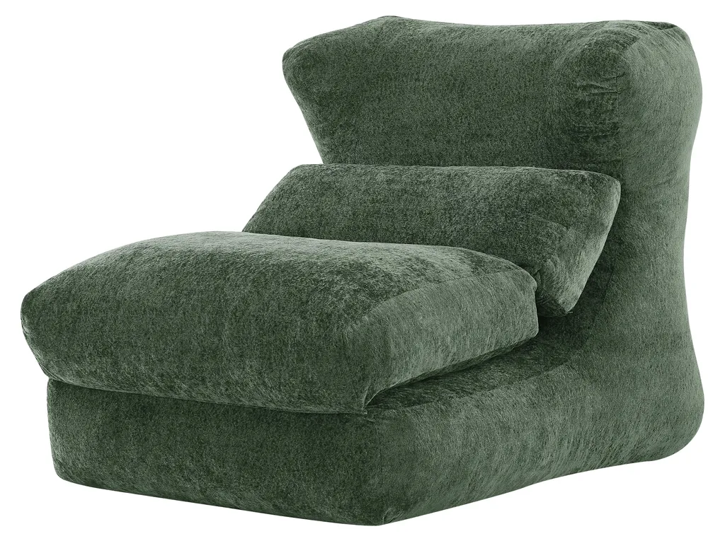 Fauteuil convertible vert sapin modulable et design - Collection Olympe - 12