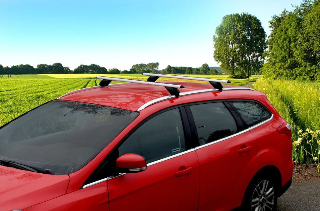 Barre Portatutto Alu-Integral 120cm Argento | Per Tetto Auto Integrato - 4