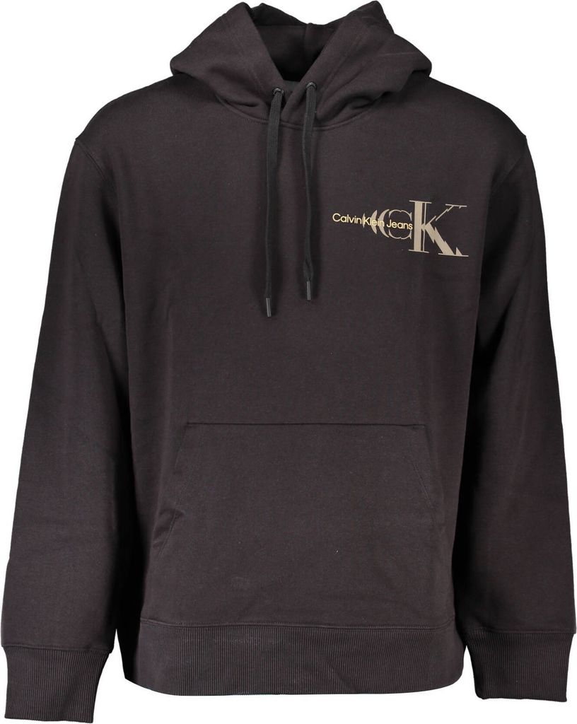Stylishes Herren-Kapuzen-Sweatshirt in Schwarz mit Produktbild 