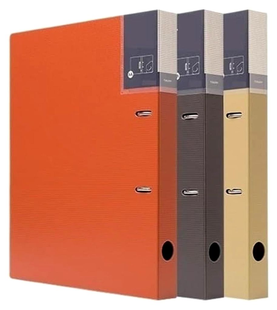 Ordner Organizer 3 Stück A4 Perforierte Loseblattmappe PP Zweiloch-Dateiordner