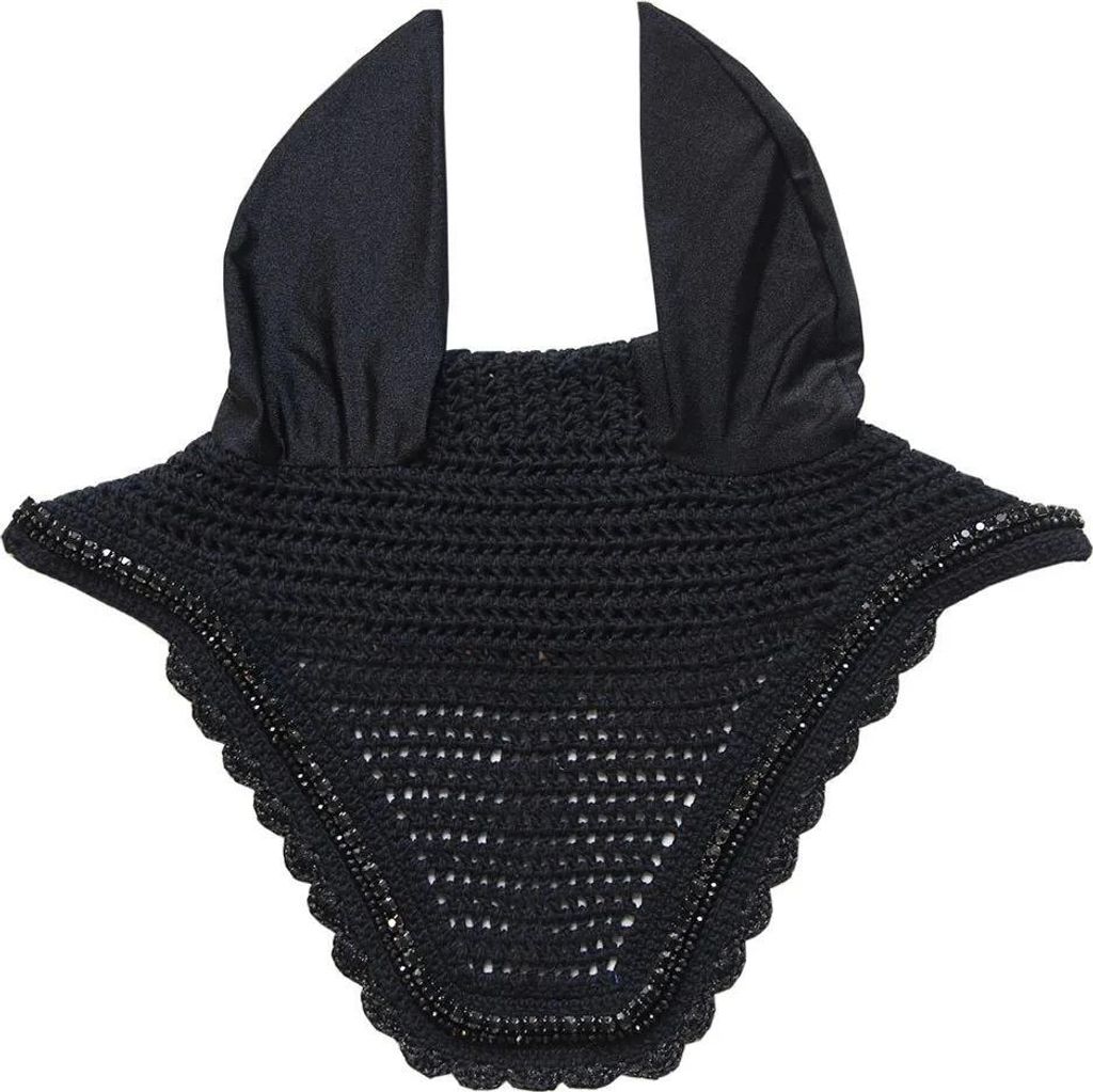 Kentucky Horsewear Fliegenmütze Wellington Stone & Pearl Cob Schwarz Cob