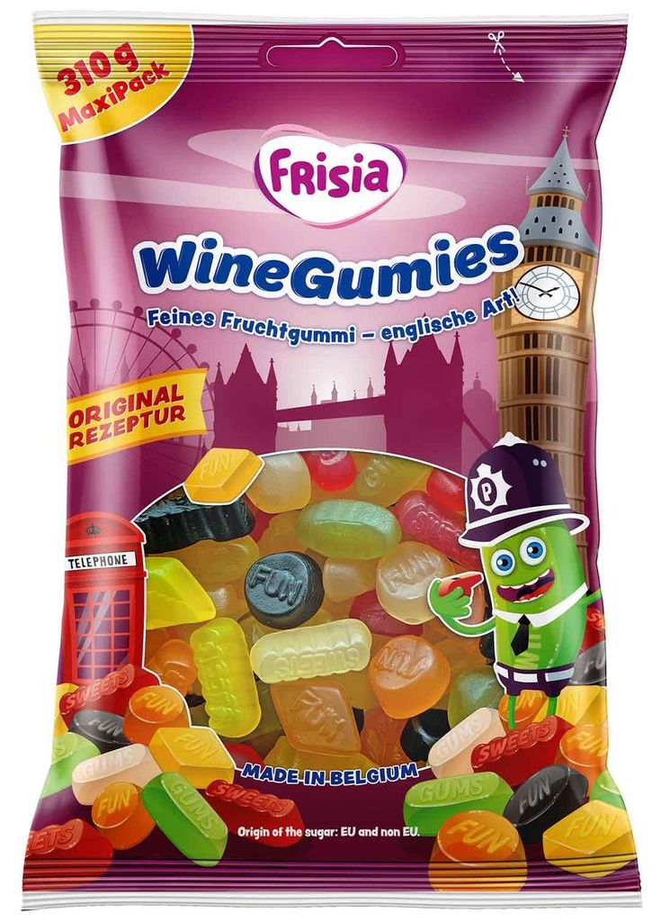 Frisia Wine Gumies 310g Produktbild 