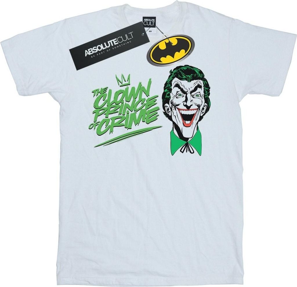 DC Comics - "The Clown Prince Of Crime" T-Shirt für Herren BI14705 (4XL) (Weiß)
