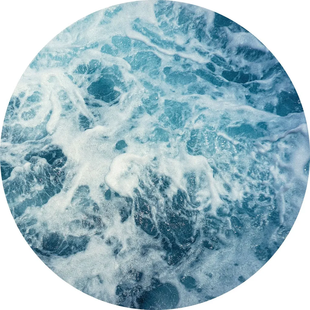 Fotomurale Circolare Oceano Blu Sanders & Sanders 125 cm Peel & Stick