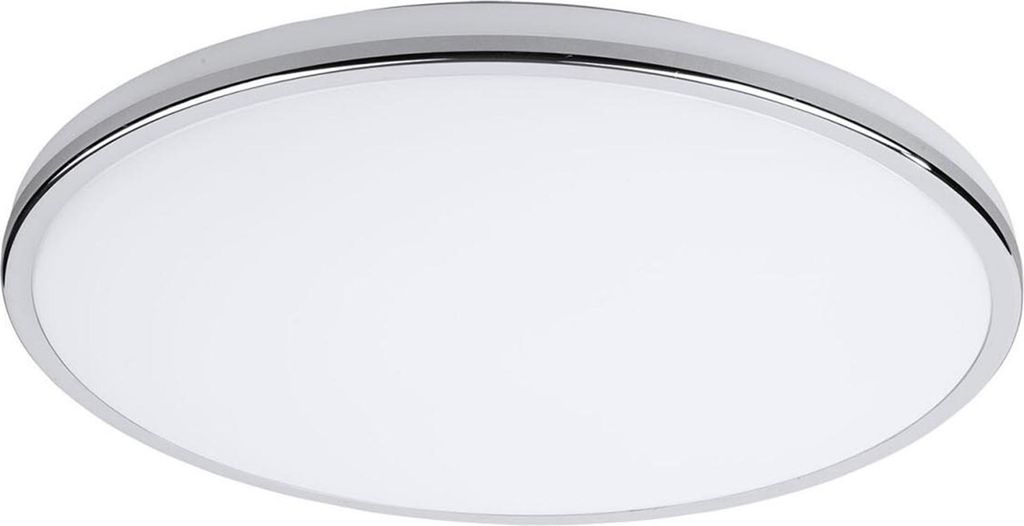 LIVARNO home LED Deckenleuchte, Lampe Leuchte Ø 33 cm, Chrom warmweiß