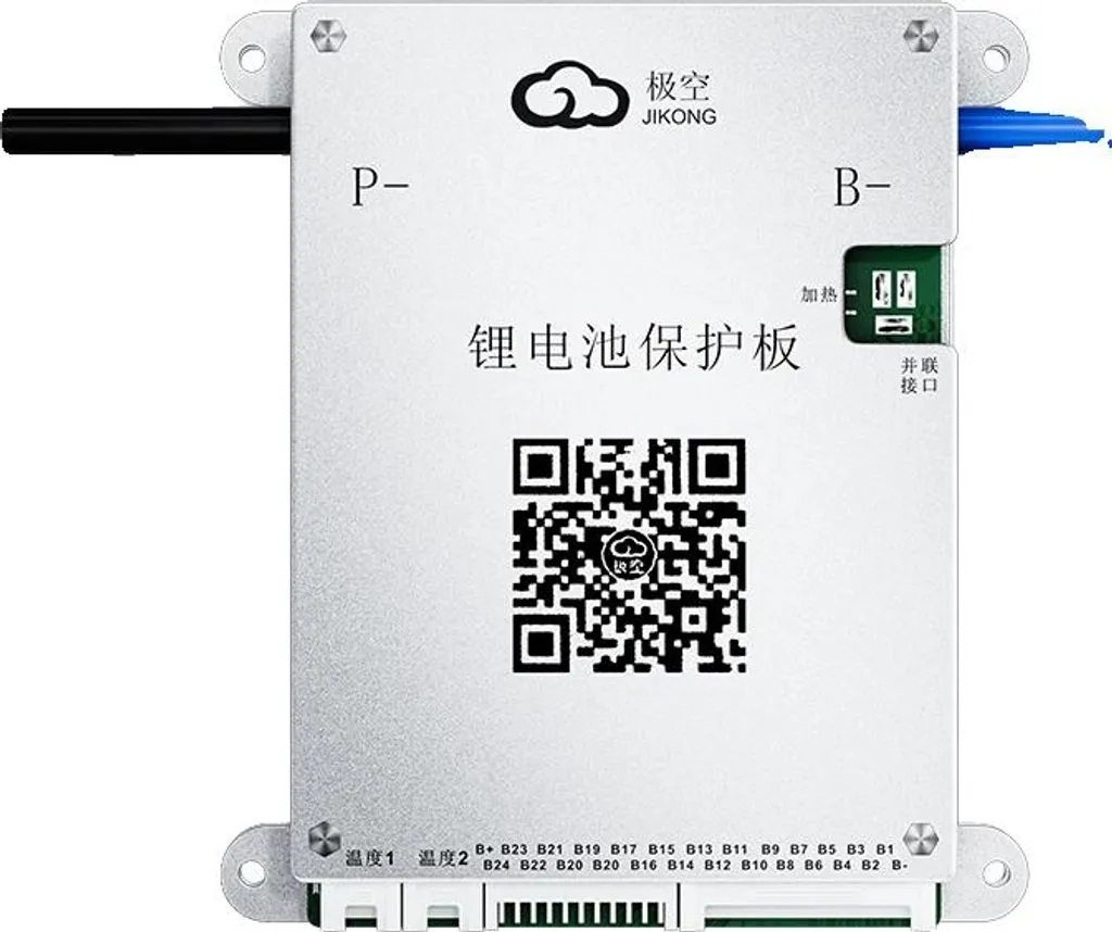 Sistema di gestione intelligente della batteria, corrente fino a 200A, tecnologia di bilanciamento attivo, JK-BD4A24S4P