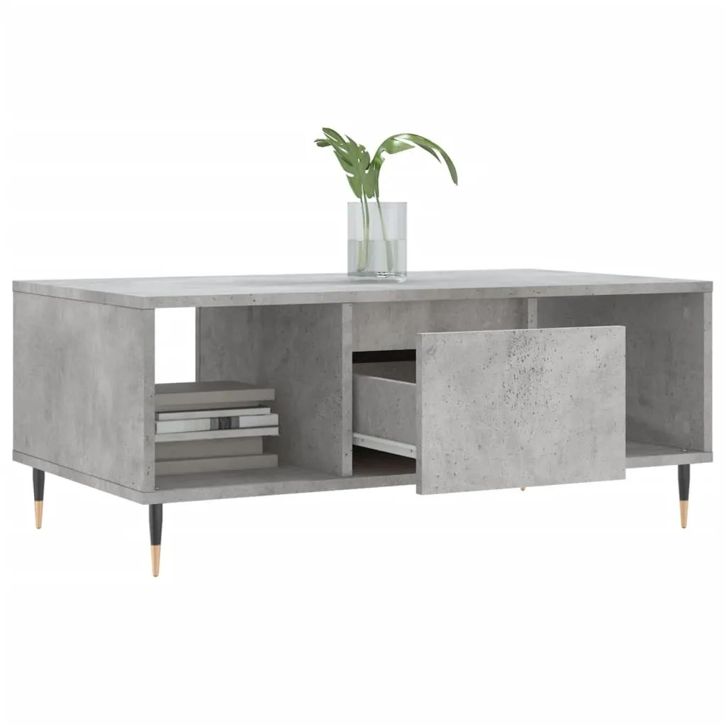 Tavolino da Caffè Grigio Cemento 90cm | Eleganza Urbana The Living Store - 5