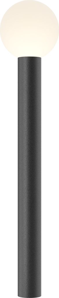 Maytoni Bodenbeleuchtung für Außenanlagen Bold 1x E27 excl. Schwarz aus Aluminum 60Wfür Küche, Schlafzimmer, Wohnzimmer, Esszimmer, Lobby