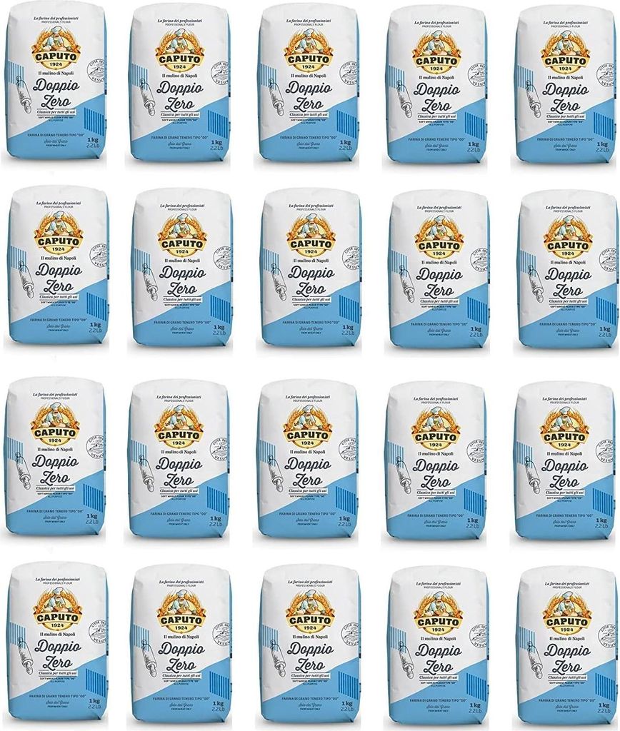 20x Farina Molino Caputo Classica per Pizza Napoli Pizzamehl Pizza Mehl 1kg