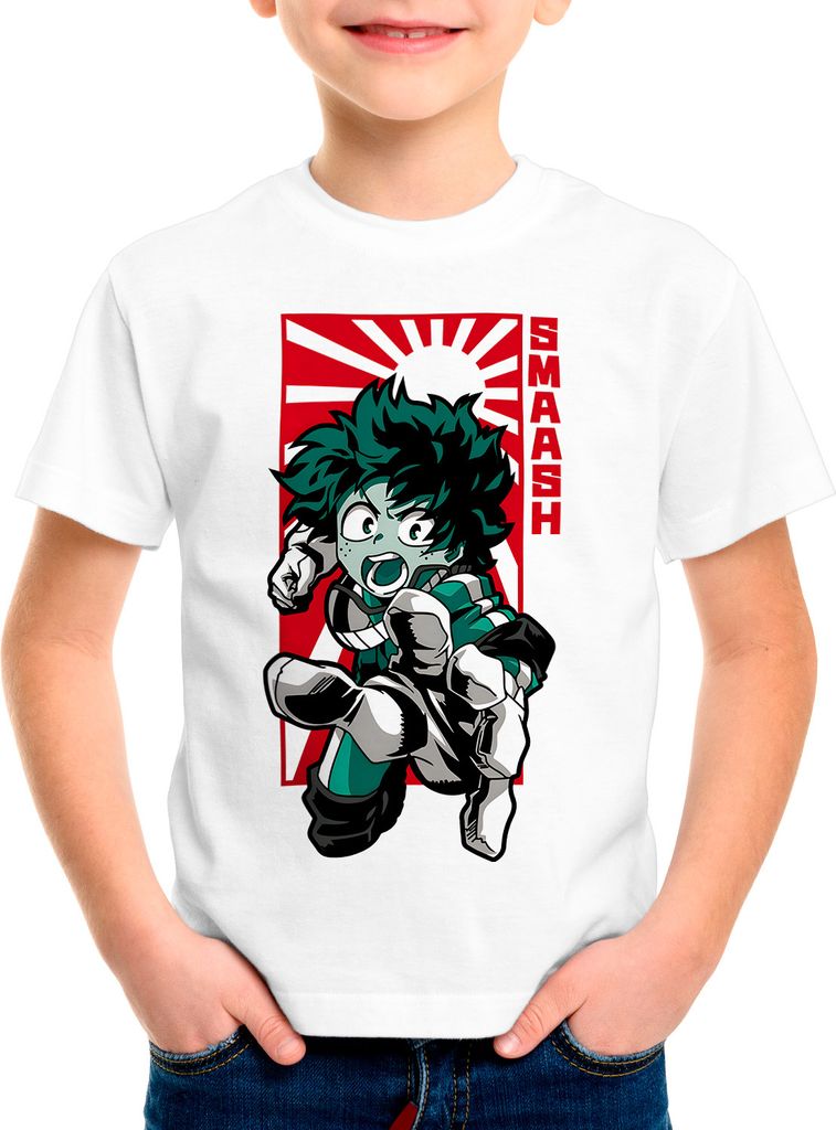 style3 Boku no Hero Kinder T-Shirt superhero japan acade mia manga