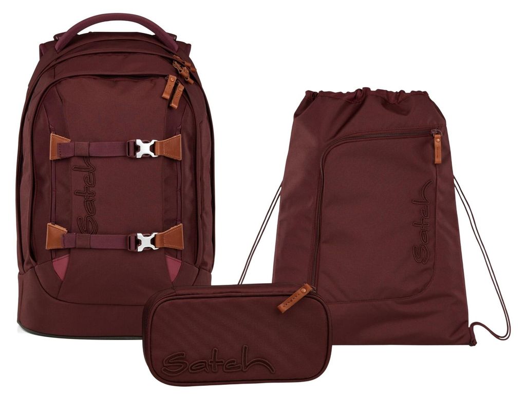 Satch, Schulrucksack-Set PACK Nordic Ruby 3-teilig, ab 5. Produktbild 