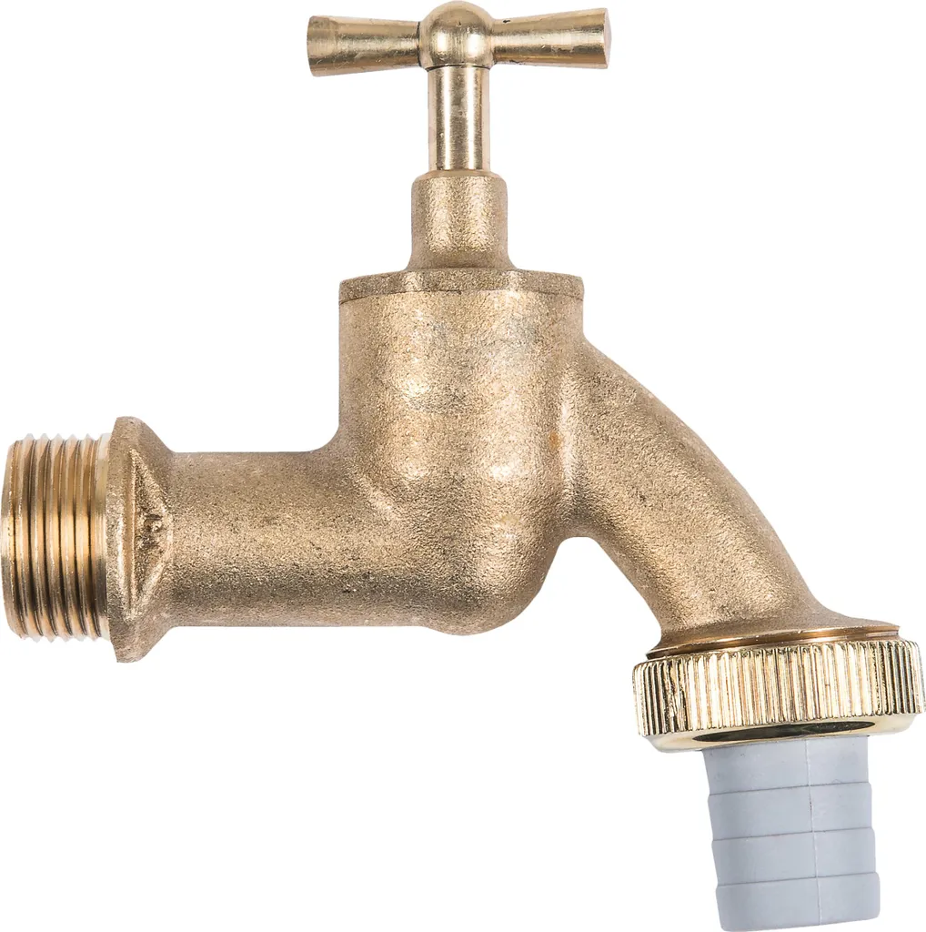 Robinet de vidange 3/4 à manette MS mat pour circuit d'eau sanitaire