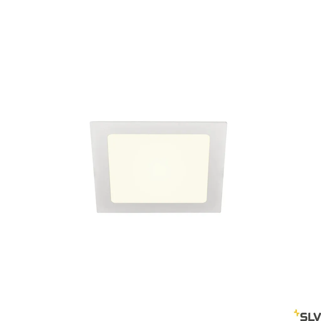 Luminaire de plafond LED carré 4000K blanc SENSER 18 DL pour habitat