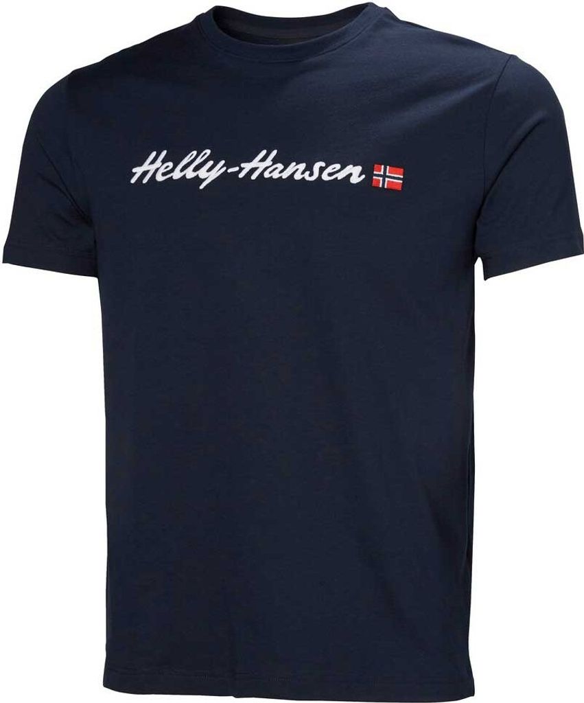 Helly Hansen Core Graphic T 2.0 Kurzarm-t-shirt Blau S Mann Blau S