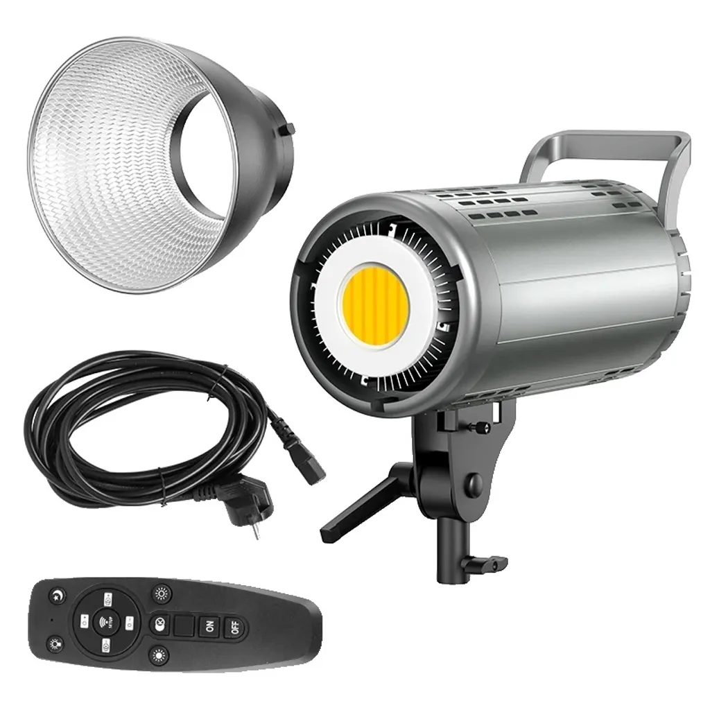 Éclairage Lumière Vidéo COB 200W Monture Bowens Photographie Bicolore