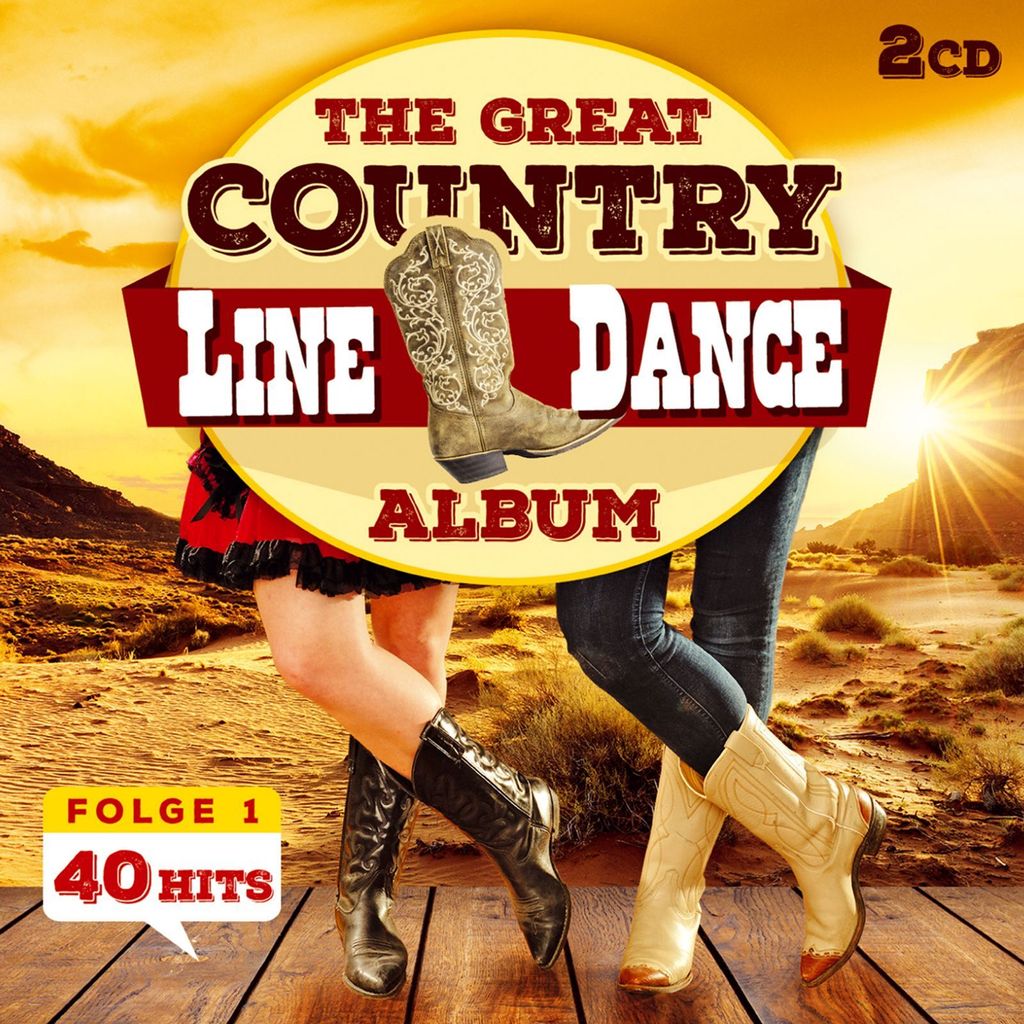 The Great Country Line Dance Album 40 Hits