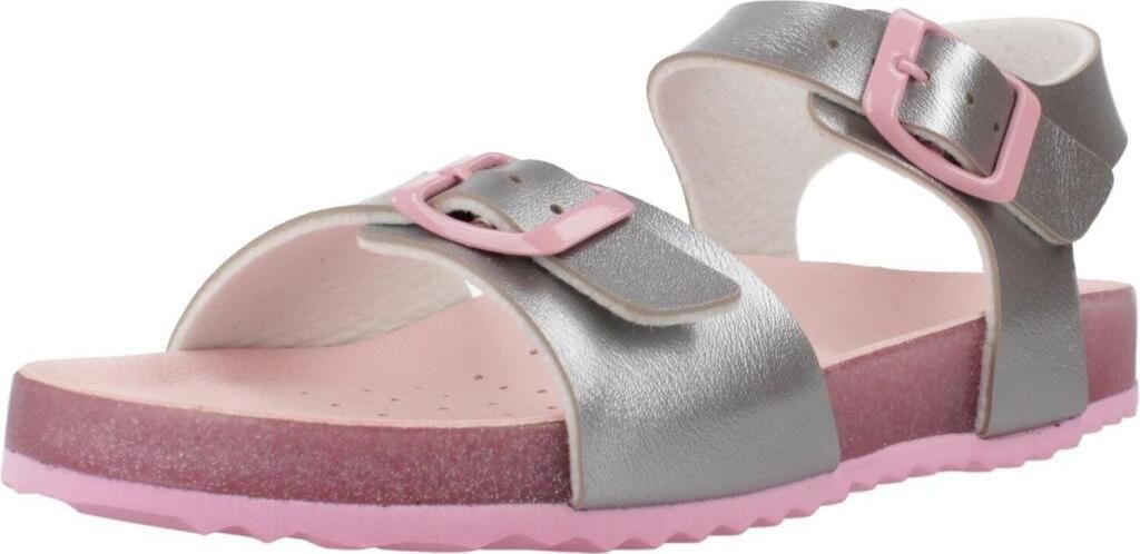 Geox Mädchen Klassische Sandalen J558MI 000NF C0566 Farbe: Silber Größe: 33