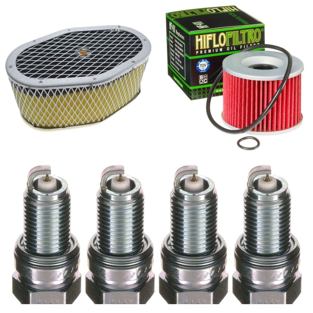 Service-Kit für Kawasaki ZX 750 E Turbo 1984-1985 Luftfilter Ölfilter Zündkerzen von pamoto - Neu