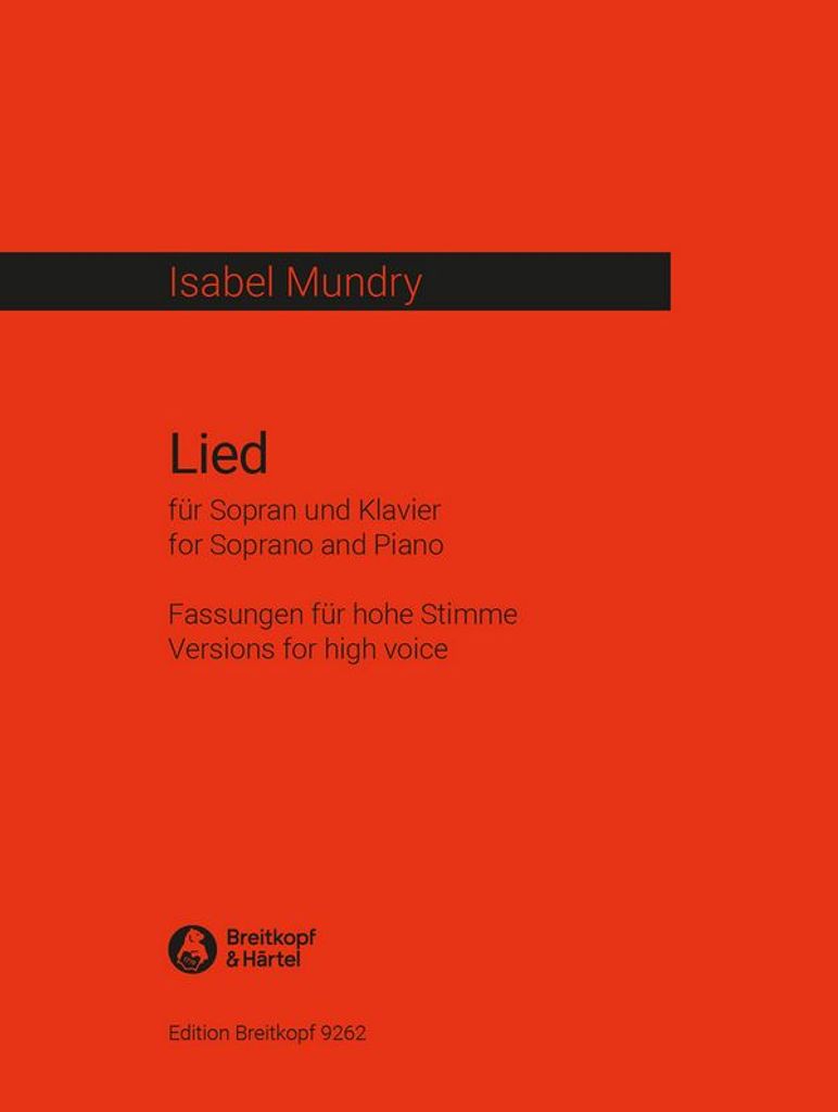 Lied (2017) -Fassung für Sopran oder Tenor-