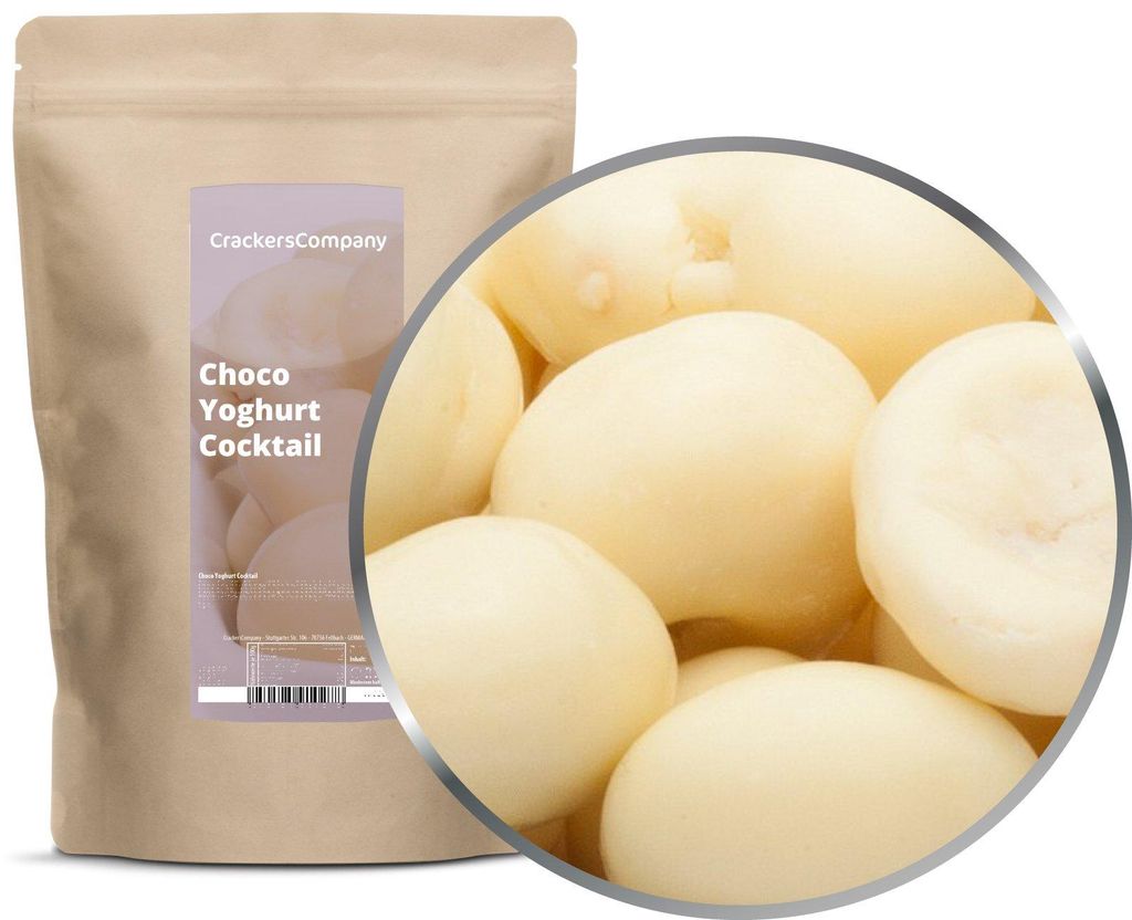 CrackersCompany Schoko-Joghurt-Cocktail (Choco Yoghurt Cocktail), ZIP-Beutel 650 g