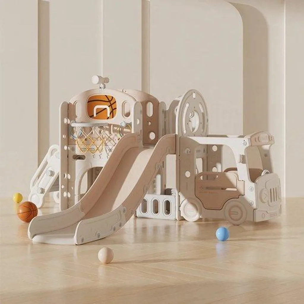 Maisonnette enfant avec structure de jeu complète - Modèle XL Extérieur
