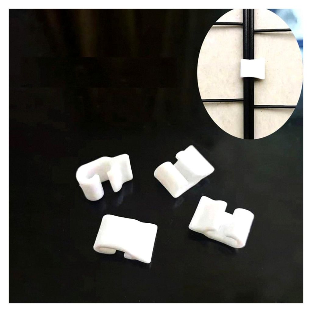 20 Stück Drahtkäfig-Clips für Katzenkäfige, Türriegel, Schnalle, Schnappverschluss, abnehmbare Verbindungsklemme für Heimwerker, Kätzchen, W...